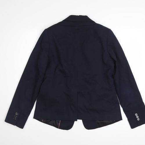 Next Women's Navy Blue Single Breasted Blazer UK 10
