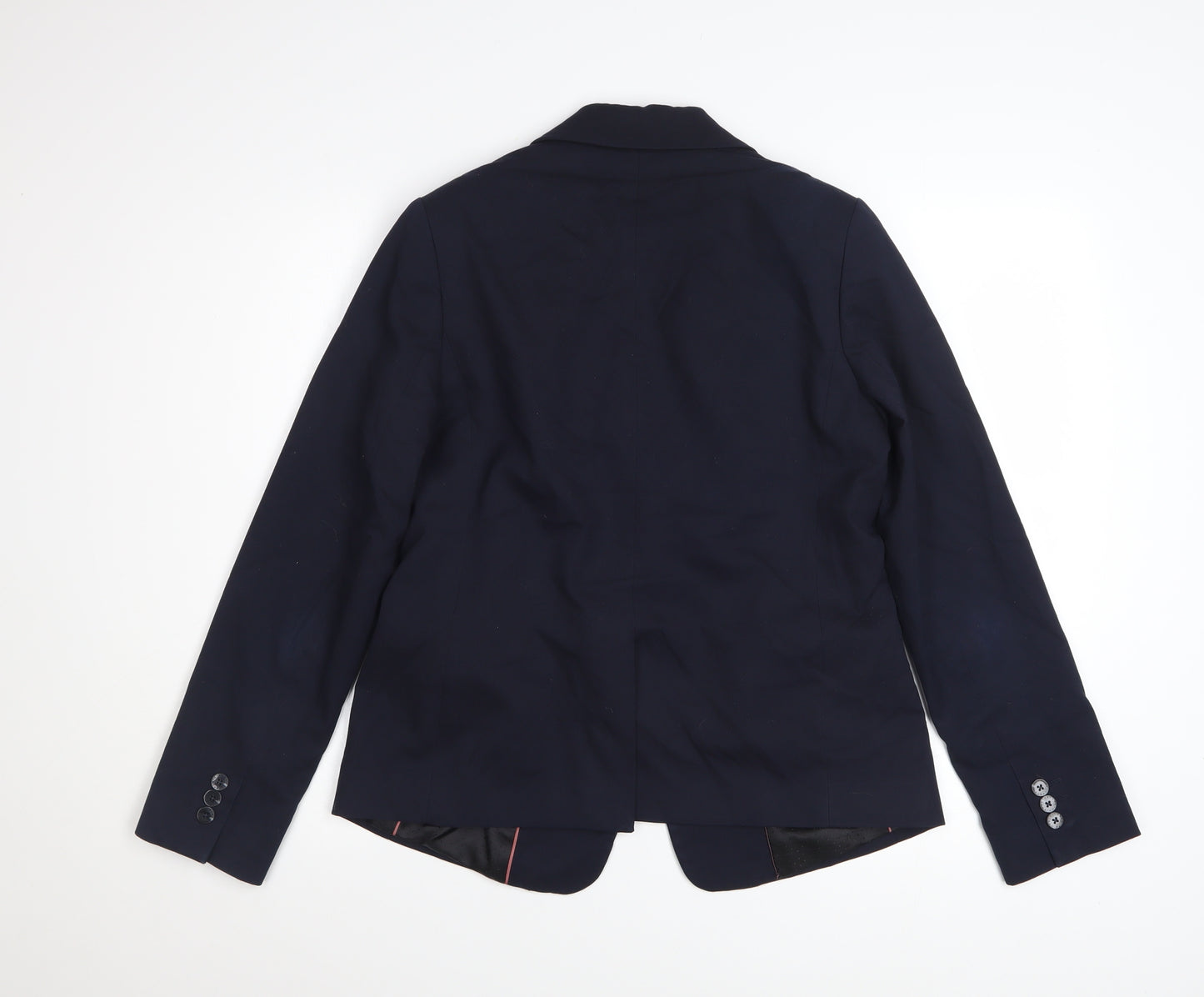 Next Women's Navy Blue Single Breasted Blazer UK 10