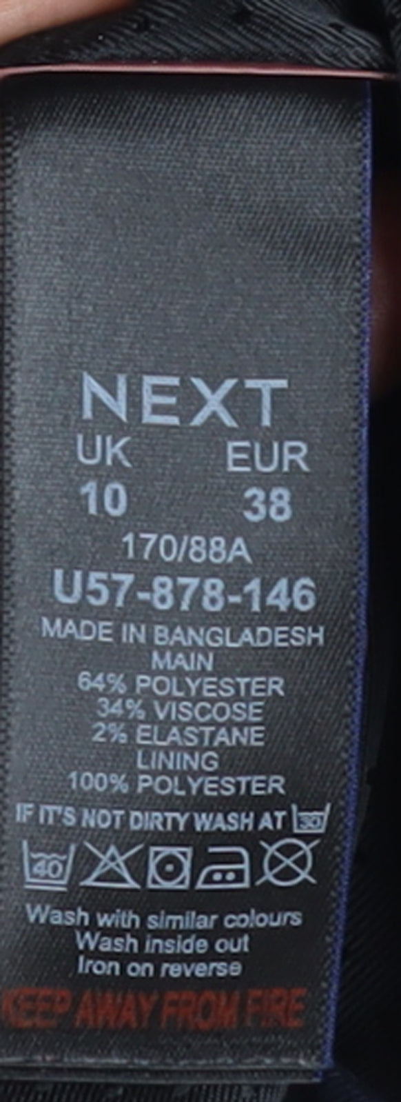 Next Women's Navy Blue Single Breasted Blazer UK 10