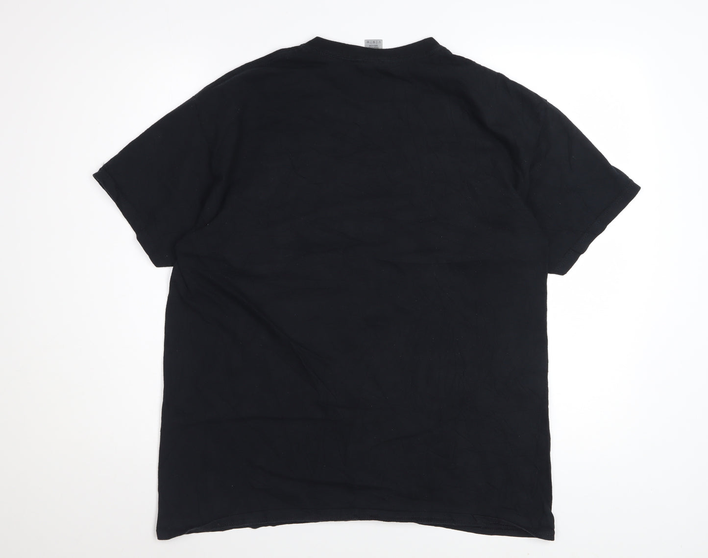 Gildan Mens Black IDLES Band Graphic Cotton T-Shirt Size L