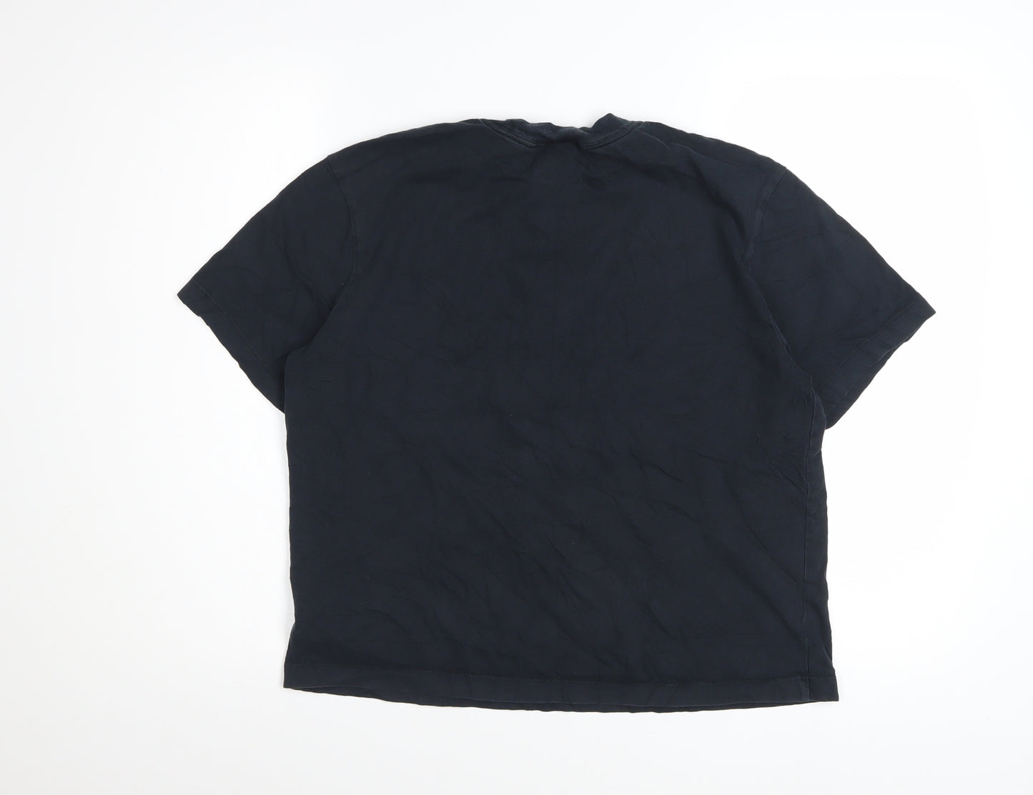 Nike Womens Black Small Cotton Crew Neck Sports T-Shirt