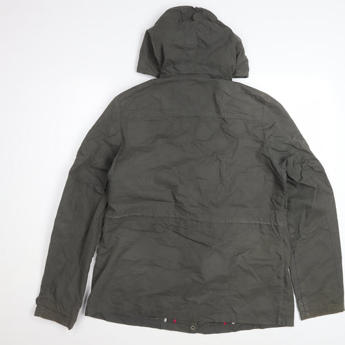 FatFace Women’s Green Hooded Toggle Jacket Size 14 Cotton Blend