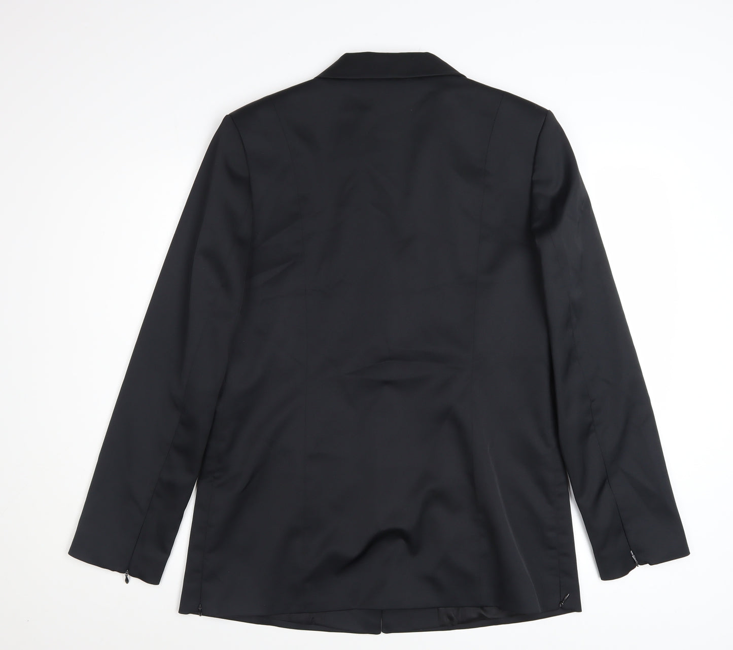 Mexx Women Black Size 14 Classic Single-Breasted Blazer