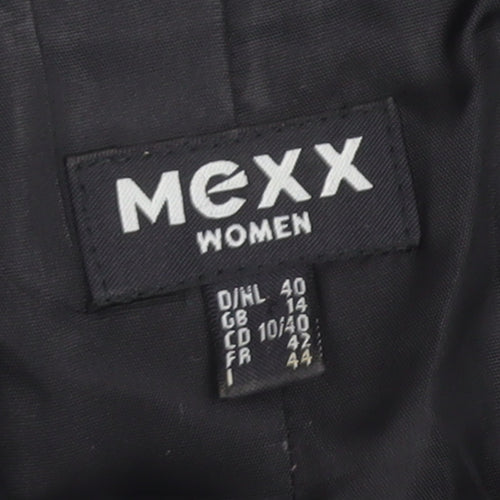 Mexx Women Black Size 14 Classic Single-Breasted Blazer