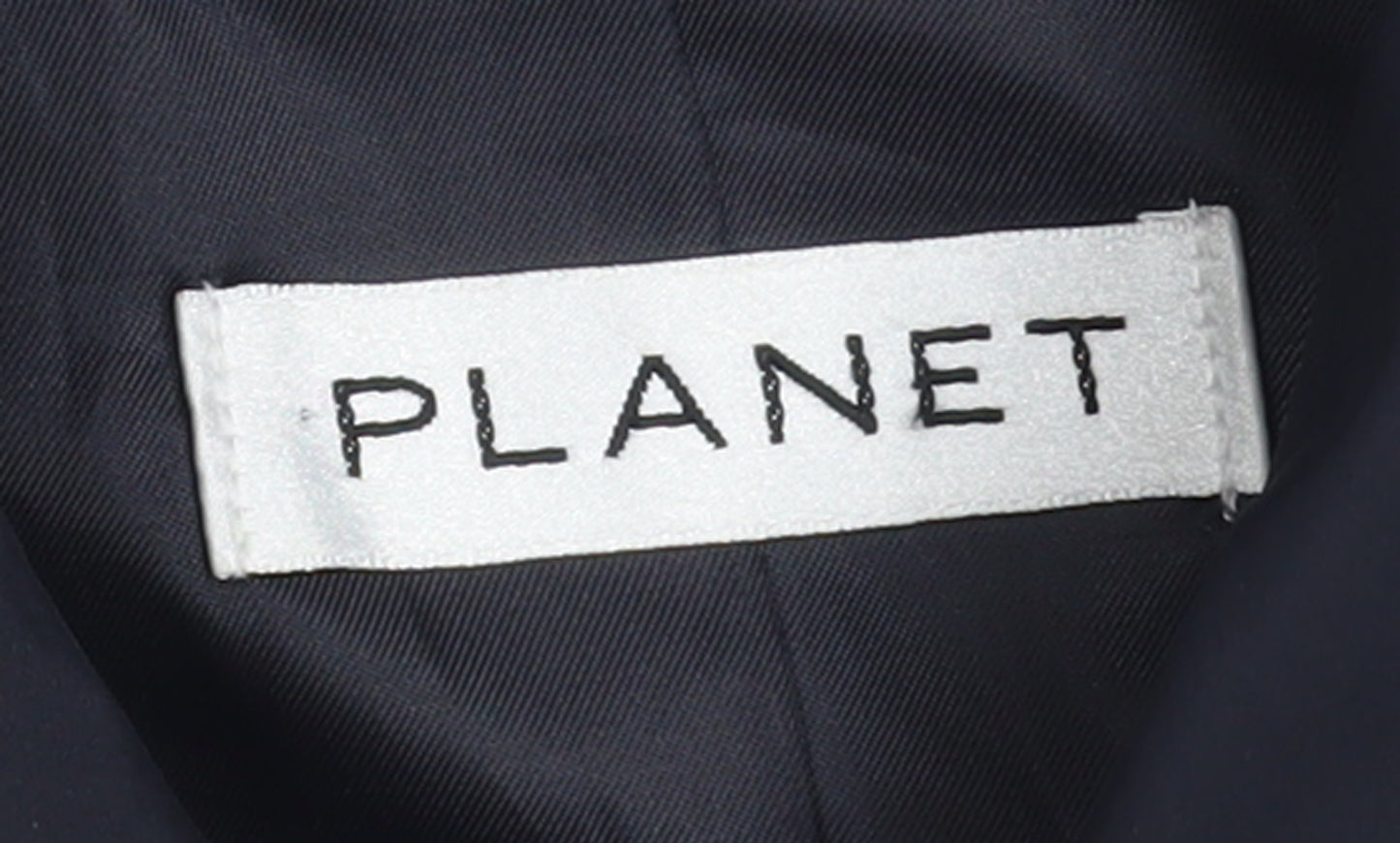 Planet Women's Black Long Trench Coat Size 8 Regular Fit