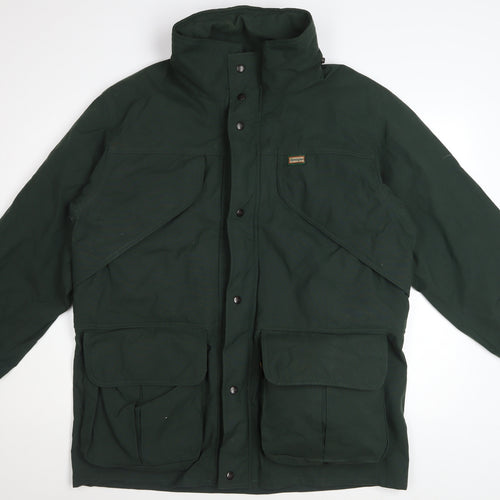 Remington Men's Green Waterproof Nylon Hunting Parka Jacket L