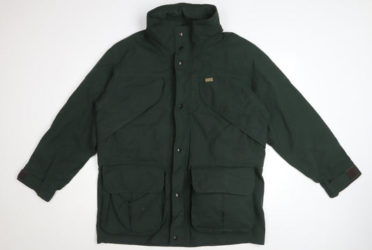 Remington Men's Green Waterproof Nylon Hunting Parka Jacket L
