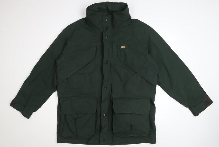Remington Men's Green Waterproof Nylon Hunting Parka Jacket L