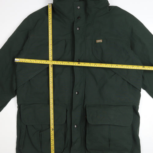 Remington Men's Green Waterproof Nylon Hunting Parka Jacket L