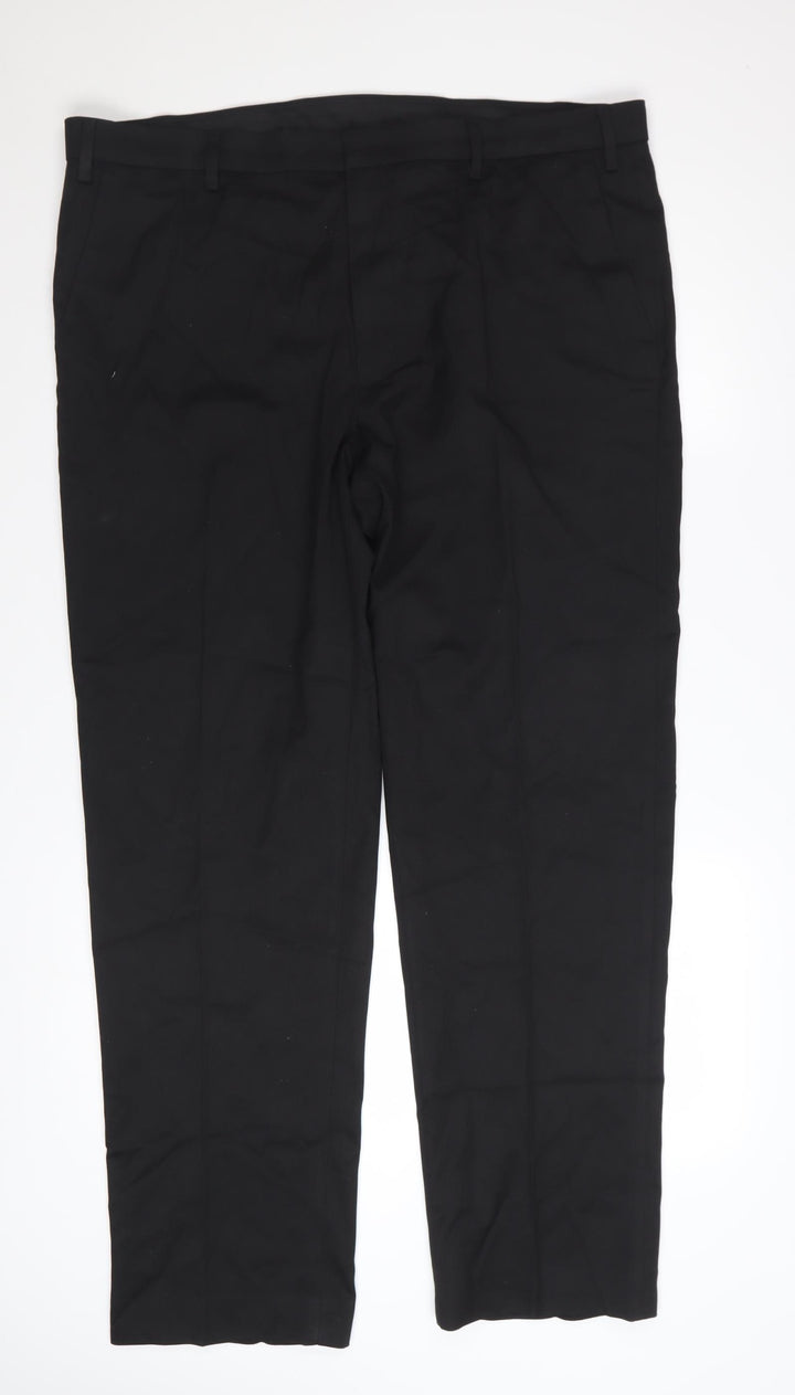 Marks and Spencer Men's Black 40R Dress Pants Trousers