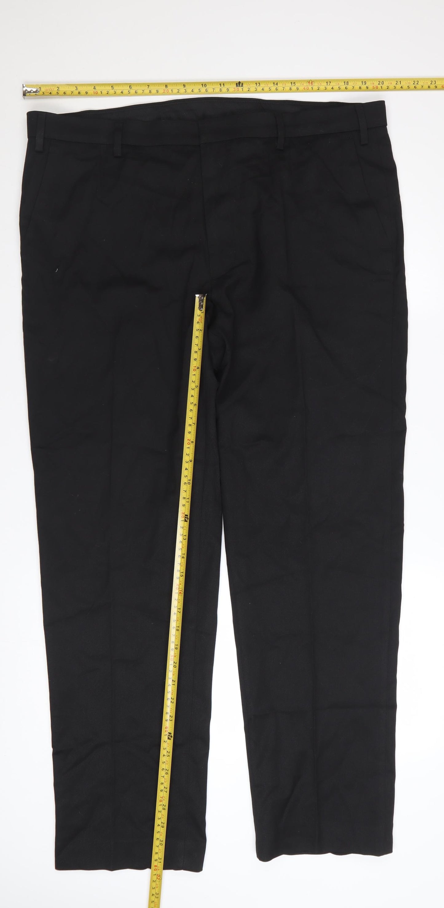 Marks and Spencer Men's Black 40R Dress Pants Trousers