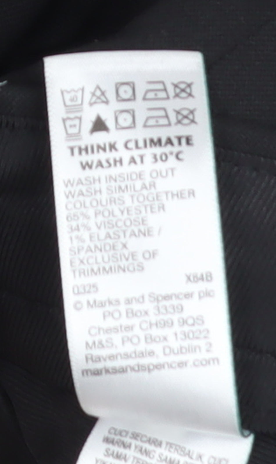Marks and Spencer Men's Black 40R Dress Pants Trousers