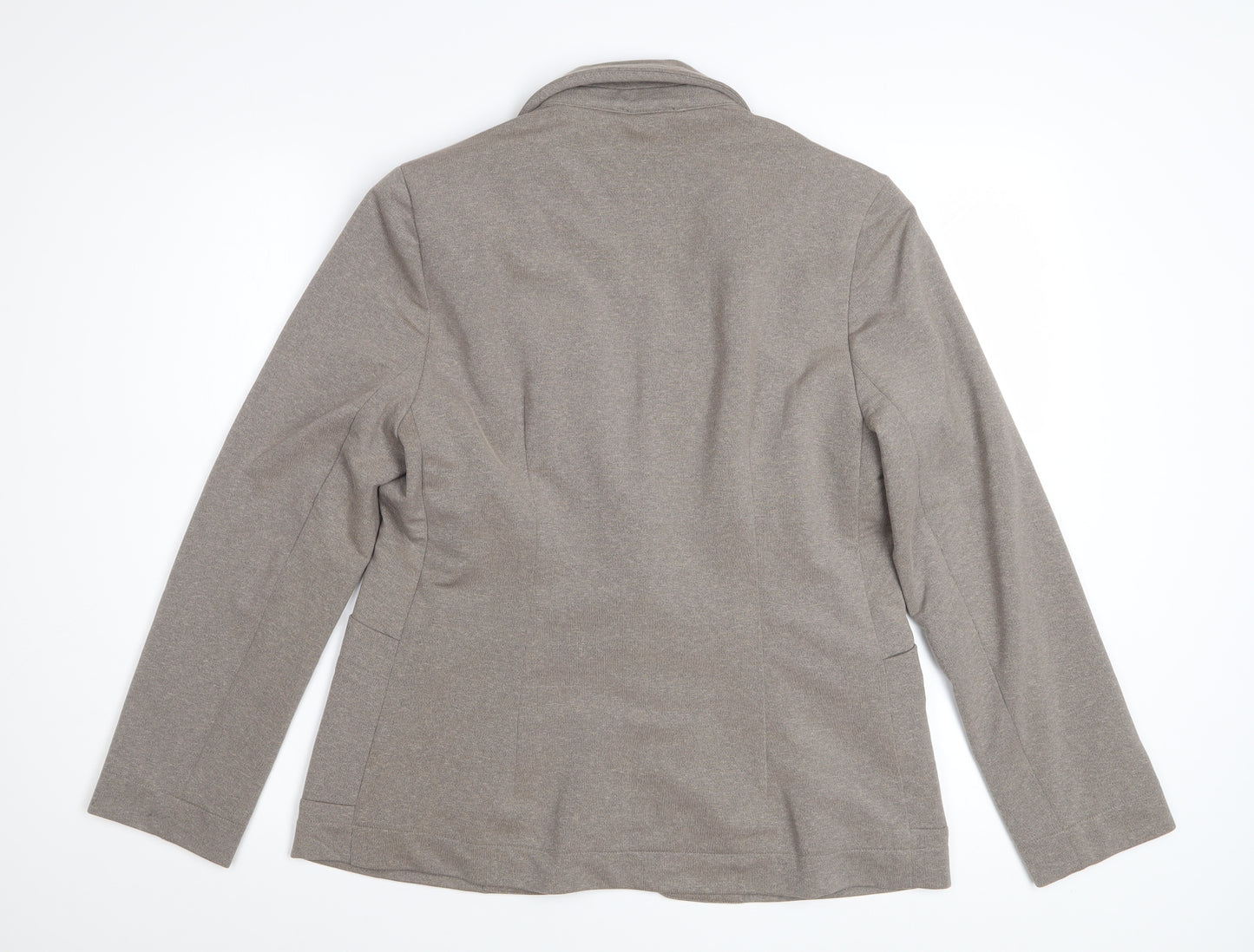 Rohan Women Brown Size 12 Journey Blazer Jacket Single-Breasted