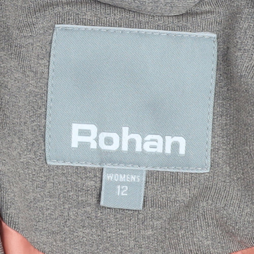 Rohan Women Brown Size 12 Journey Blazer Jacket Single-Breasted