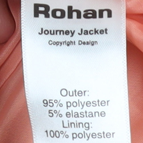 Rohan Women Brown Size 12 Journey Blazer Jacket Single-Breasted