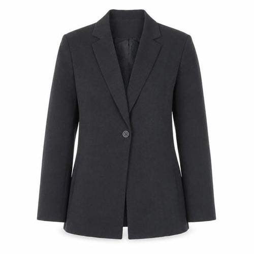 Kasper Women's Black Single Breasted Blazer Jacket Size 10 Polyester