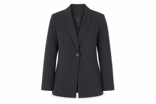 Kasper Women's Black Single Breasted Blazer Jacket Size 10 Polyester