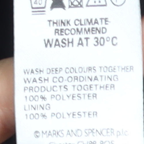 Marks and Spencer Women Black Size 18 Single-Breasted Blazer