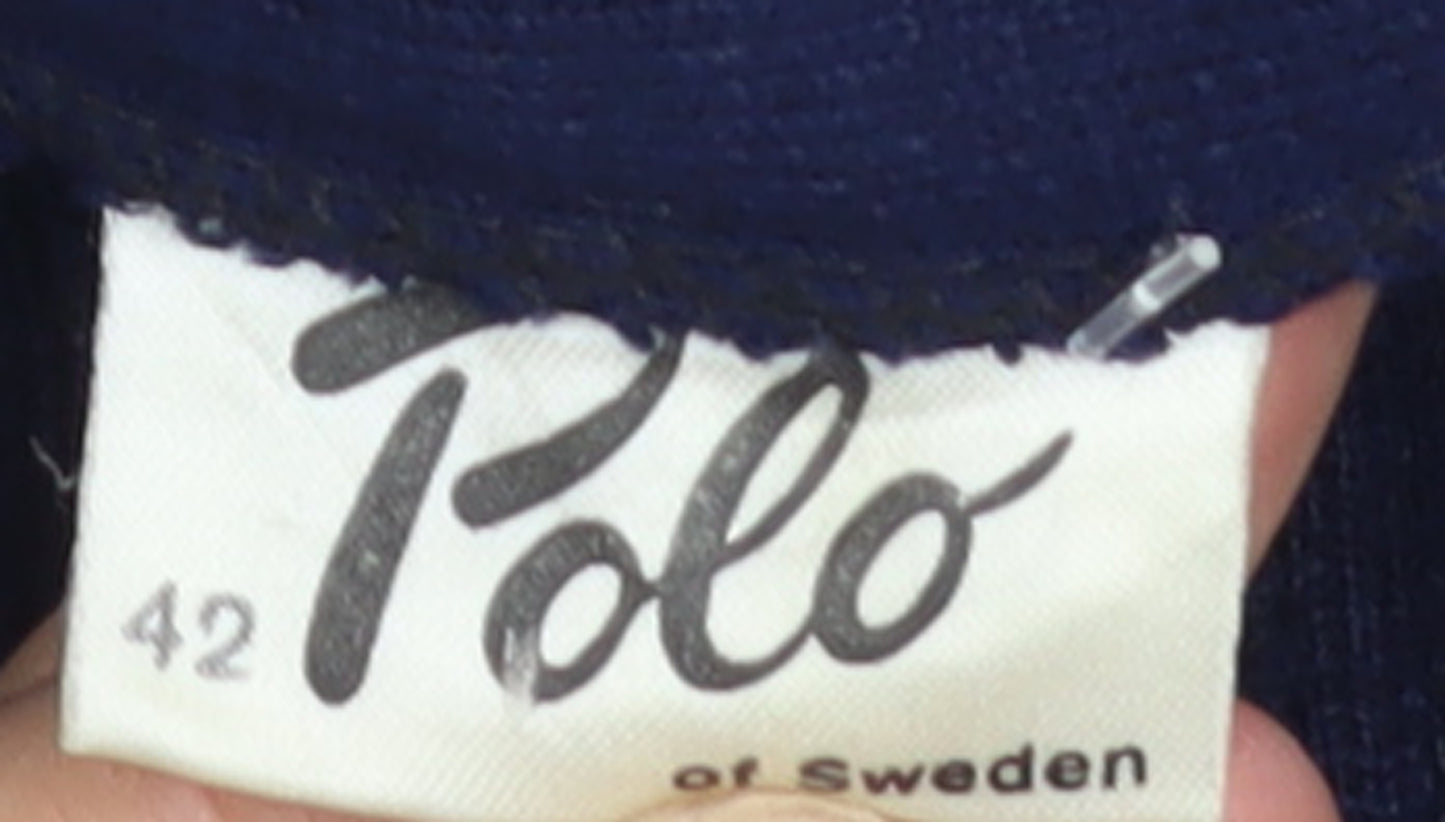 Polo of Sweden Women’s Navy Double-Breasted Wool Blazer UK 14