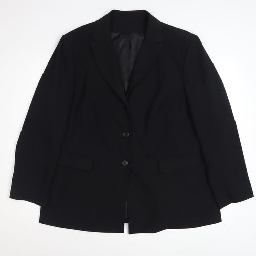 Anne Brooks Petite Women’s Black Size 18 Tailored Blazer Jacket