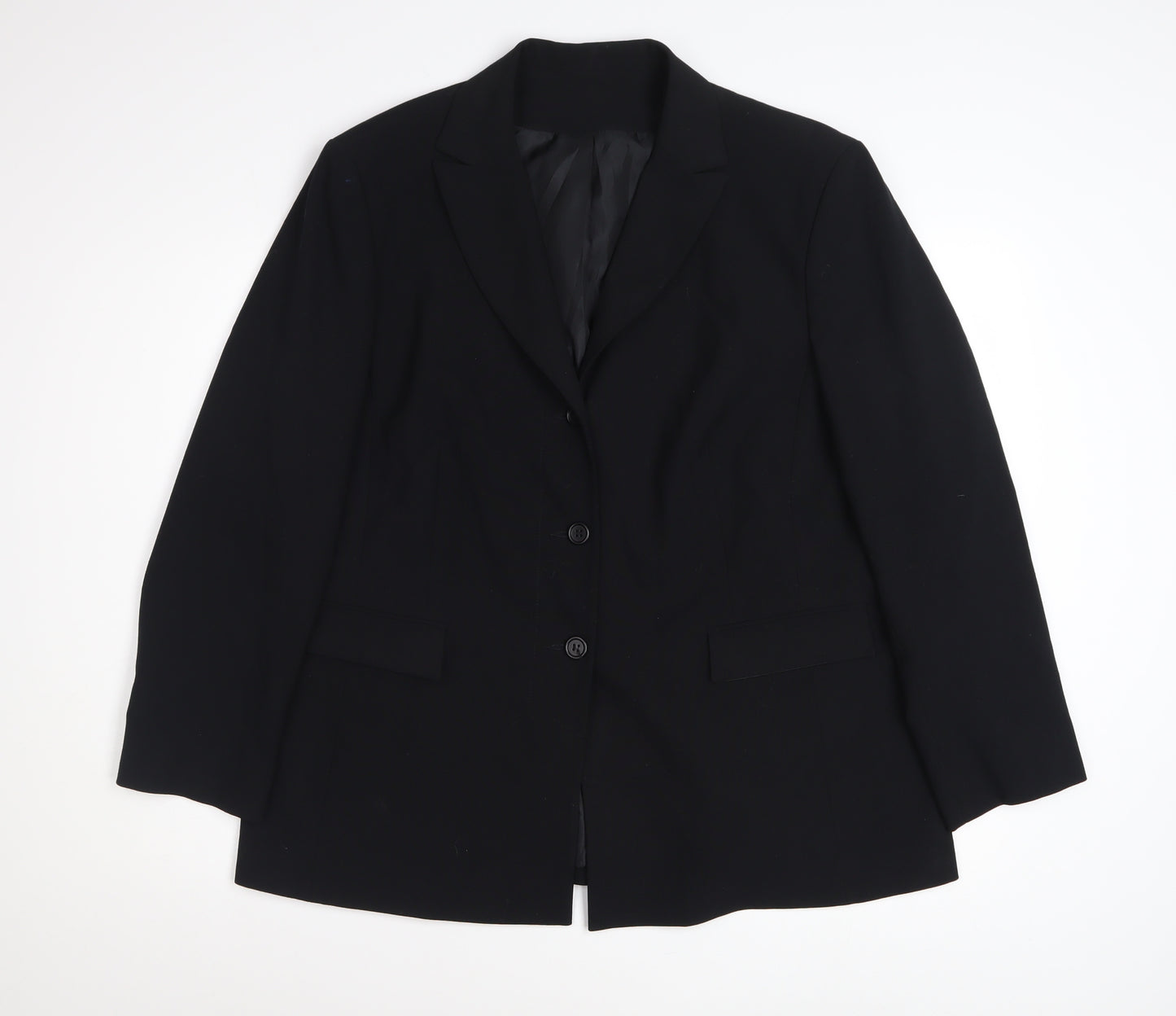 Anne Brooks Petite Women’s Black Size 18 Tailored Blazer Jacket
