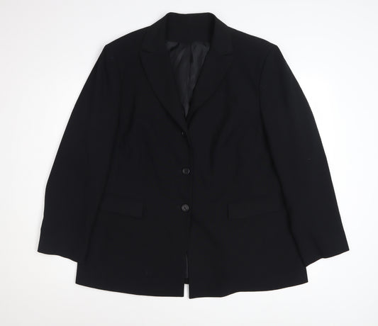Anne Brooks Petite Women’s Black Size 18 Tailored Blazer Jacket