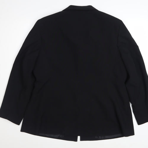 Anne Brooks Petite Women’s Black Size 18 Tailored Blazer Jacket