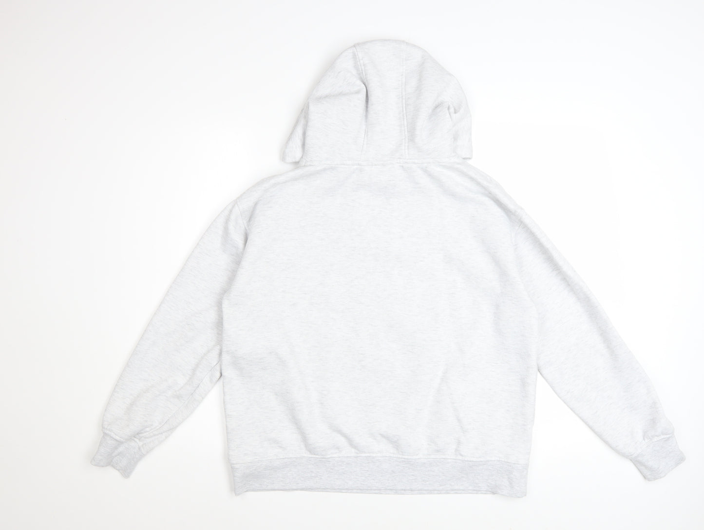 Disney Women’s Grey Stitch Hoodie Size M Pullover Sweatshirt