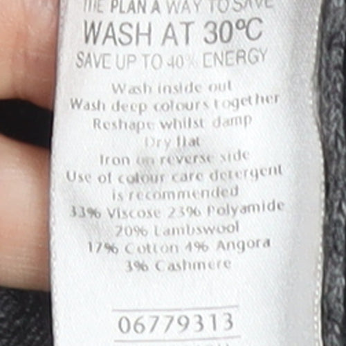 Marks and Spencer Per Una Grey Sequin Knit Women's Size 12 Cardigan