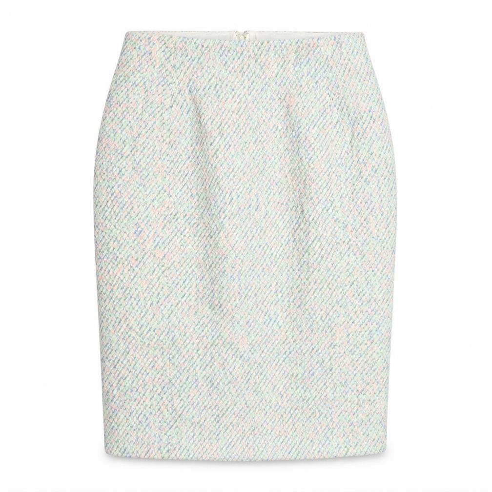 Hobbs Women’s Multicoloured Tweed Pencil Skirt Size 14