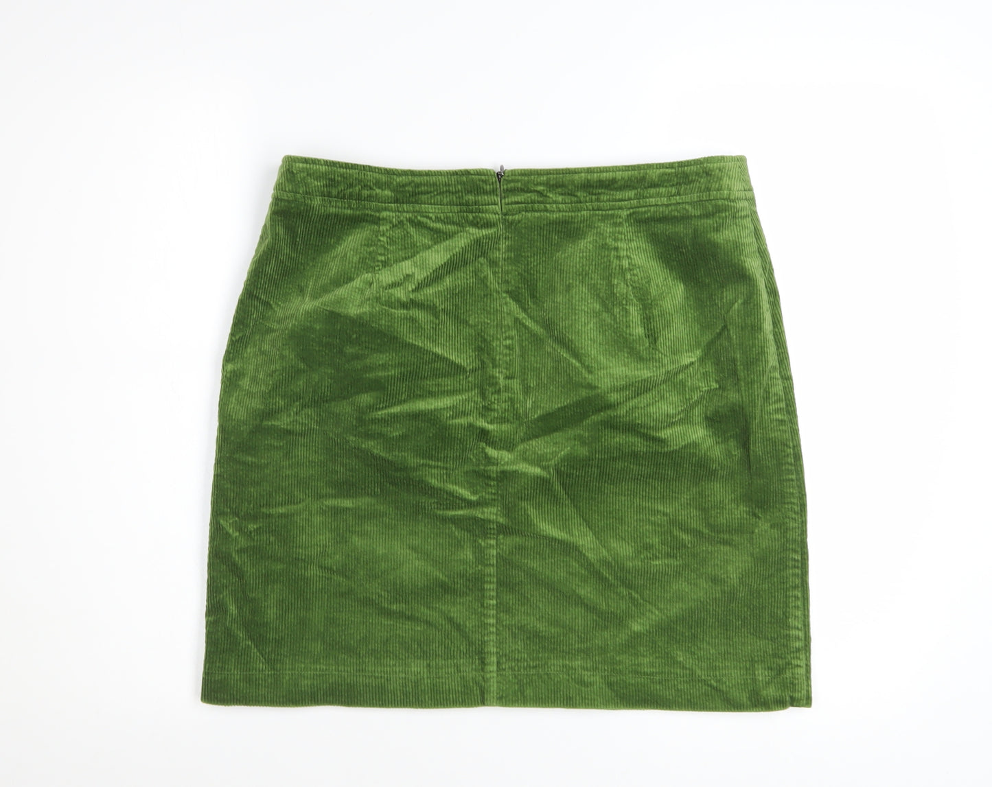 White Stuff Women’s Green Corduroy Pencil Skirt Size 12