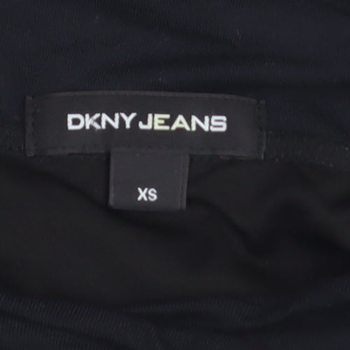 DKNY Jeans Women’s Black Long A-Line Lyocell Skirt XS