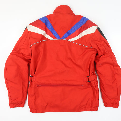 Motomod Men’s Red Waterproof Motorcycle Jacket Size L Polyamide
