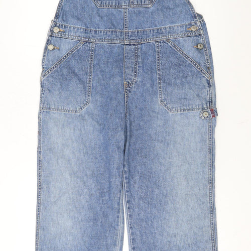 Unionbay Women Blue Denim Dungaree Jumpsuit Large 100% Cotton