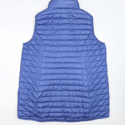 Cotswold Collections Women's Blue Quilted Puffer Waistcoat Size 20