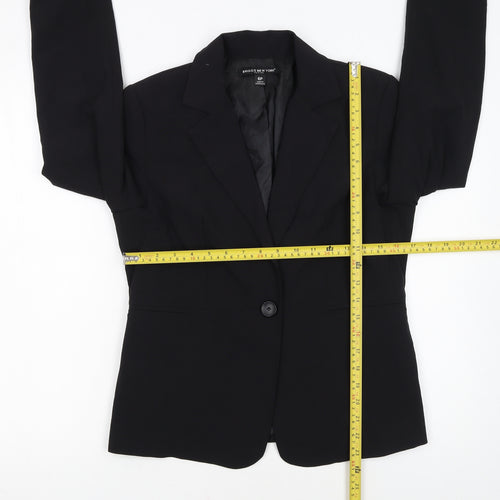 Briggs New York Women’s Black Petite Size 10 Single-Breasted Blazer