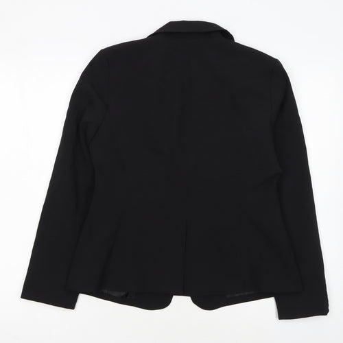 Briggs New York Women’s Black Petite Size 10 Single-Breasted Blazer