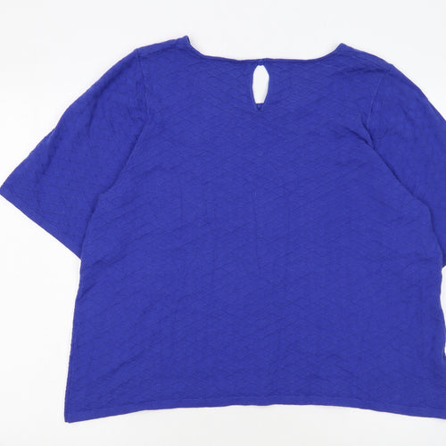 Next Women's Blue Knit Pullover Jumper Size 22