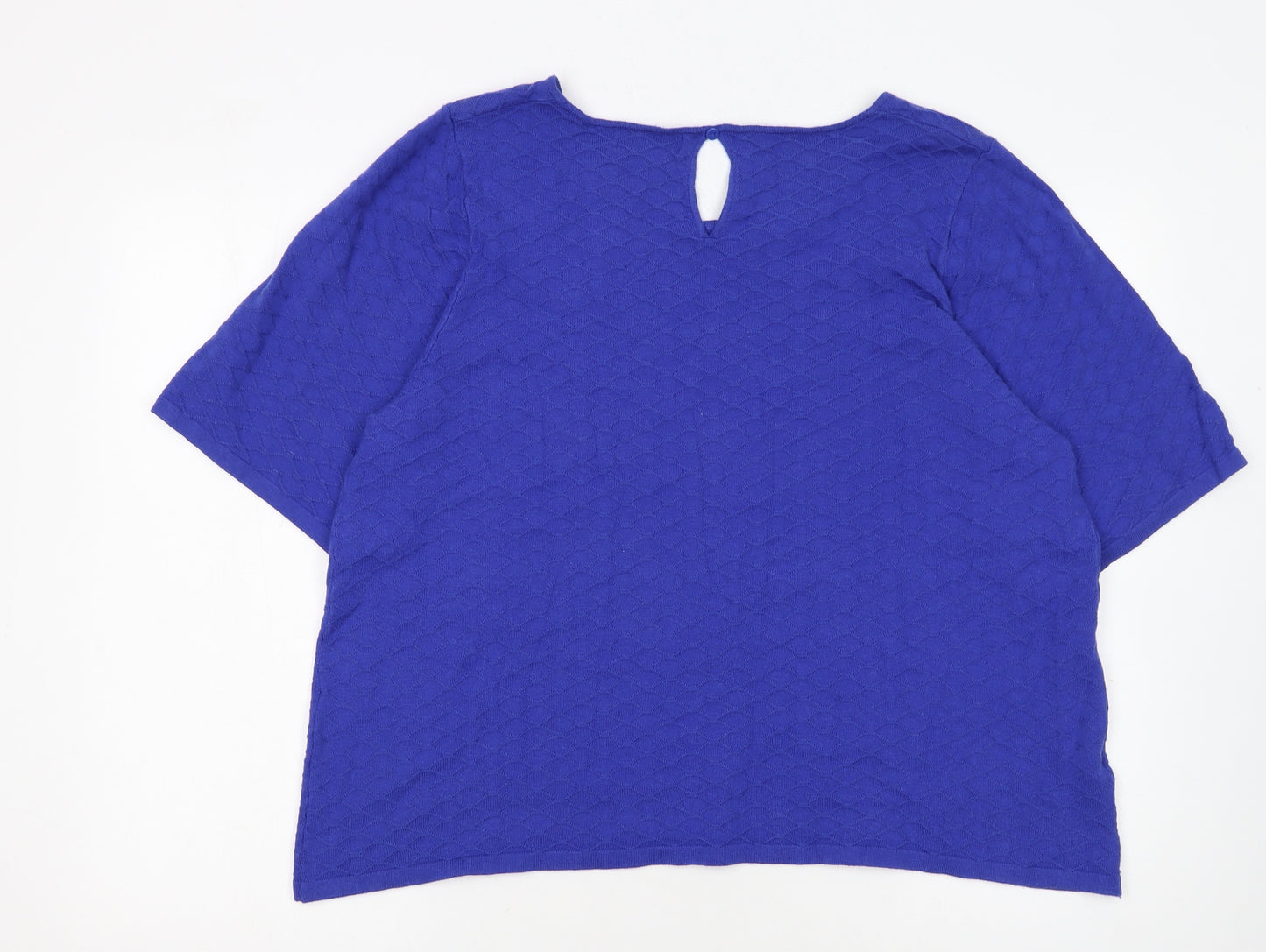 Next Women's Blue Knit Pullover Jumper Size 22