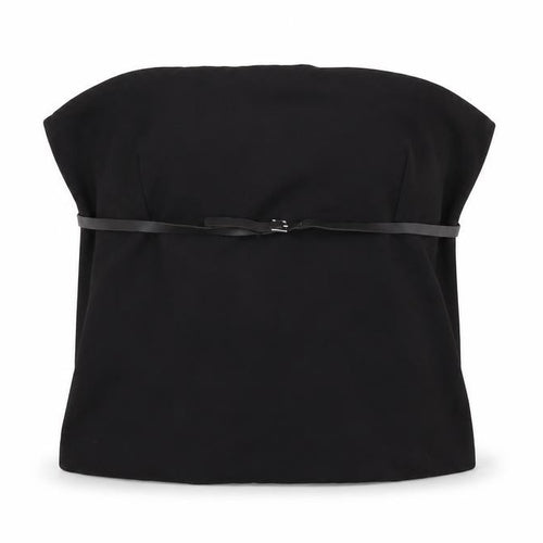 Zara Women Black Strapless Camisole Top Size 16 Slim Fit
