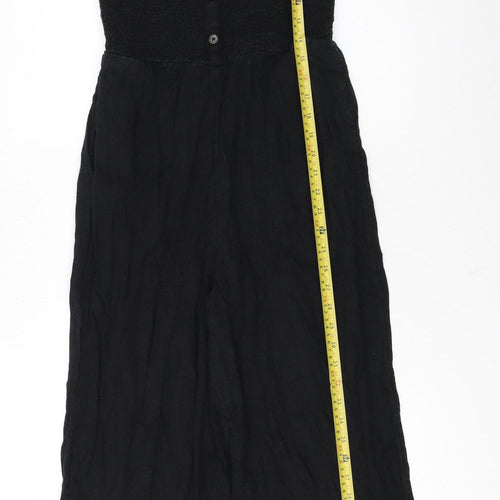 Hollister Women's Black Wide-Leg Sleeveless Jumpsuit M