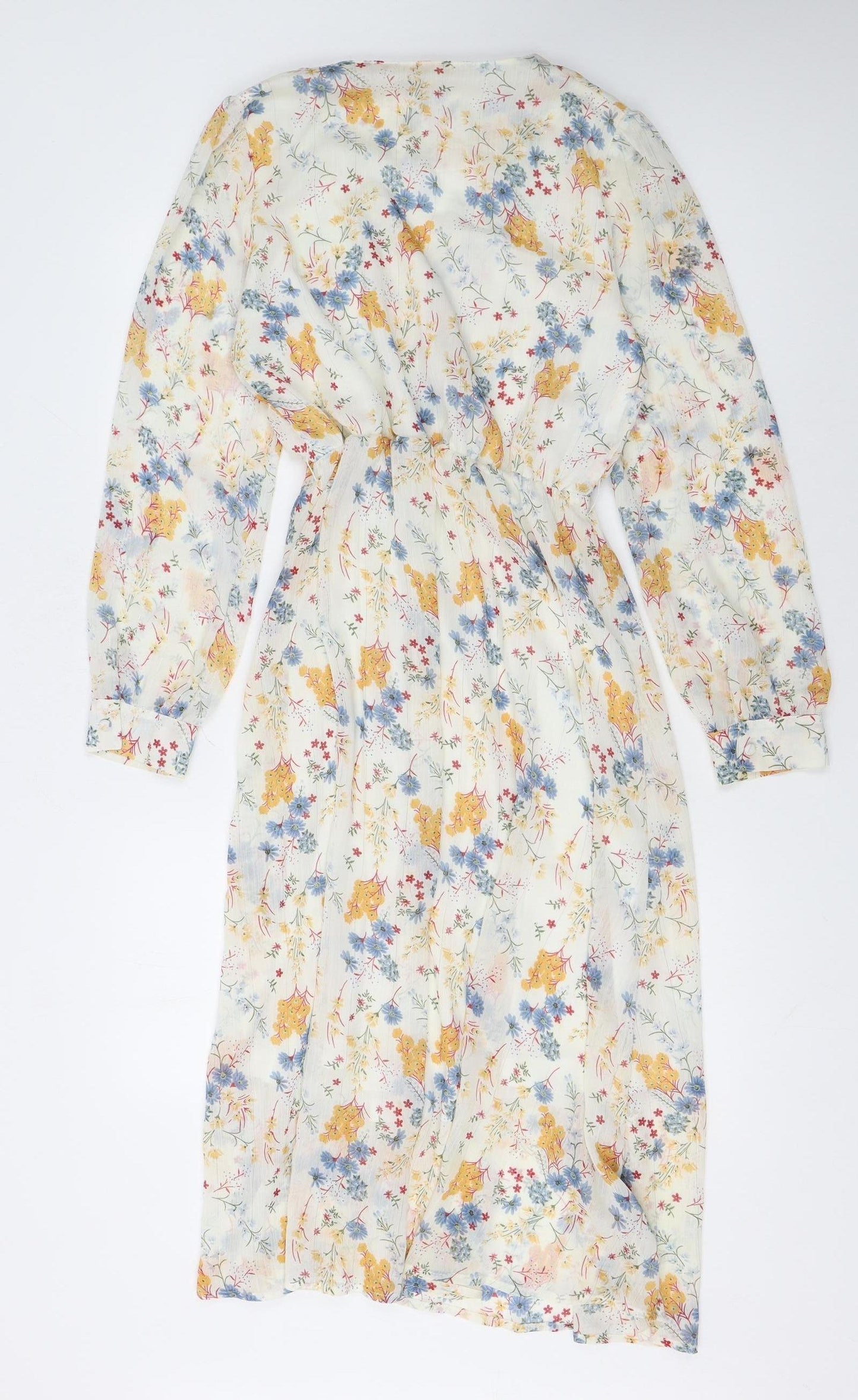 Artlove Women's Multicoloured Floral Midi A-Line Dress Size S
