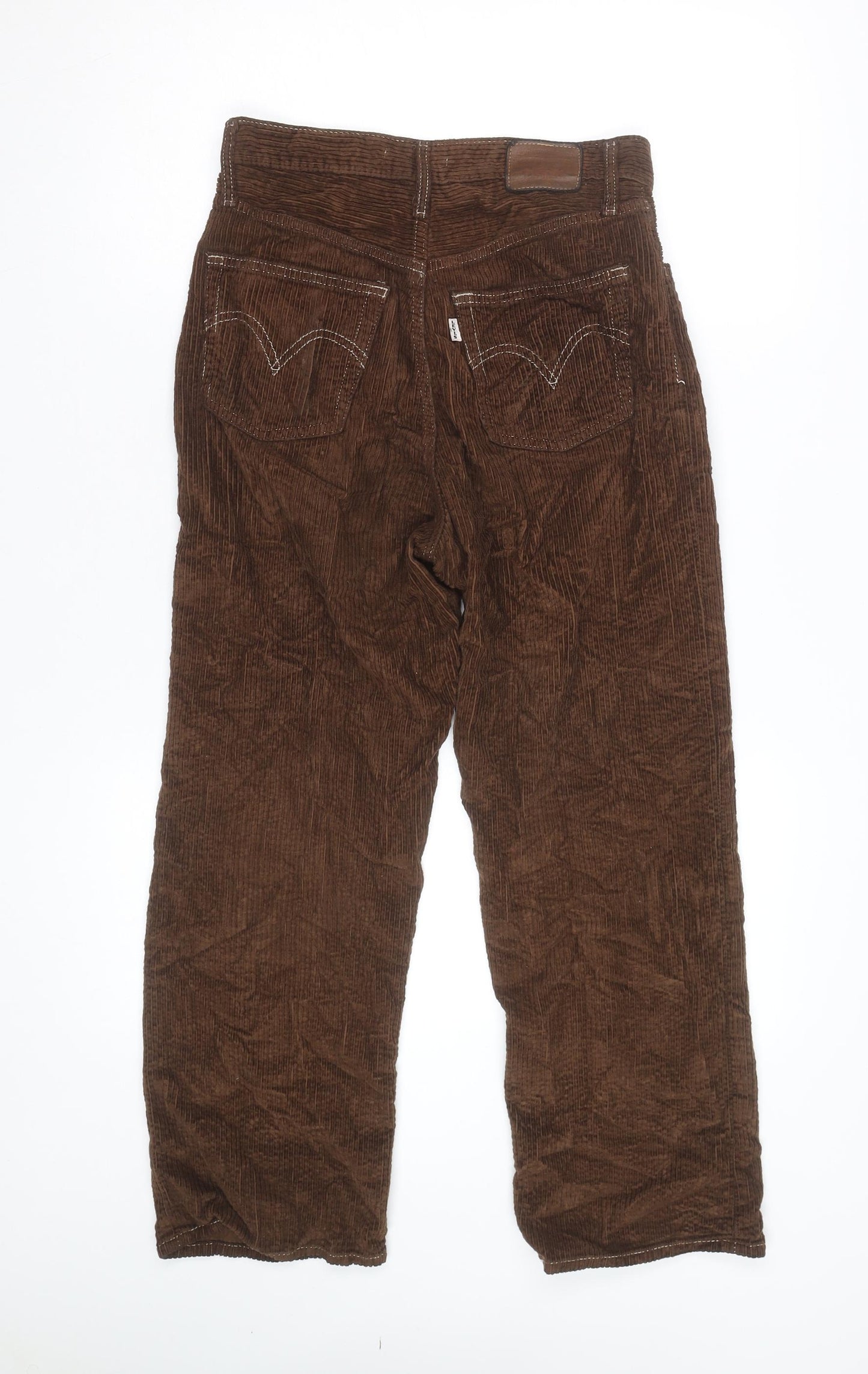 Levi's Men's Brown Corduroy Straight Jeans 40W Classic Fit
