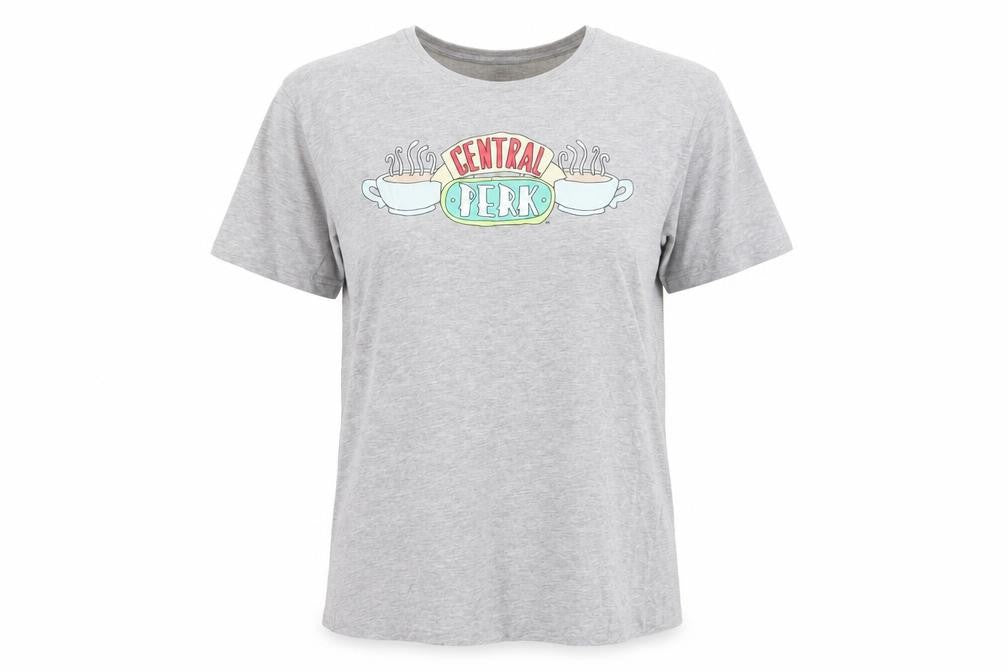 Nasty Gal Women's Grey Friends Central Perk Basic T-Shirt Size 10