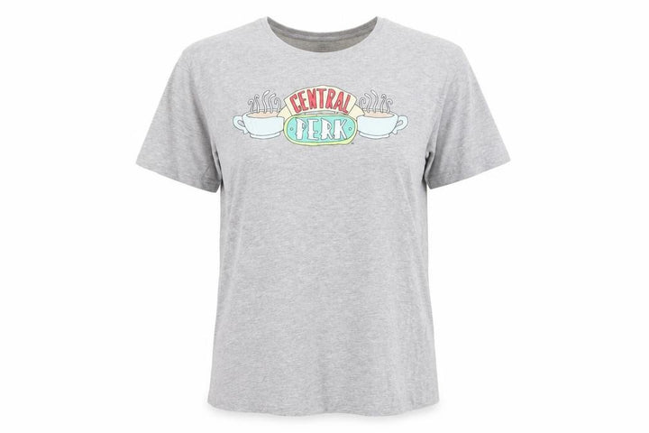 Nasty Gal Women's Grey Friends Central Perk Basic T-Shirt Size 10