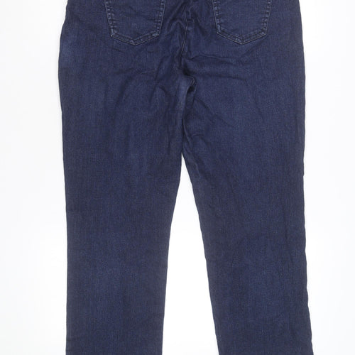 Gloria Vanderbilt Women's Blue Stretch Denim Pull-On Jeans Size 14