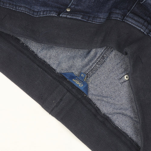 Gloria Vanderbilt Women's Blue Stretch Denim Pull-On Jeans Size 14