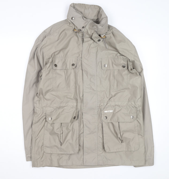 Champion Men's Beige Parka Jacket M Water Resistant Outdoor
