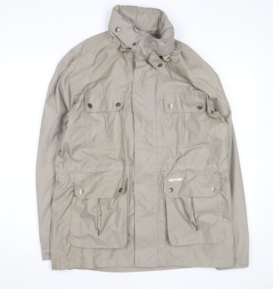 Champion Men's Beige Parka Jacket M Water Resistant Outdoor