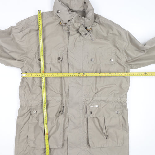 Champion Men's Beige Parka Jacket M Water Resistant Outdoor
